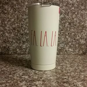 Rae Dunn tumbler "FA. LA. LA." 2019